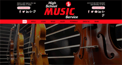 Desktop Screenshot of hsmusicservice.com