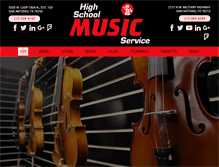 Tablet Screenshot of hsmusicservice.com